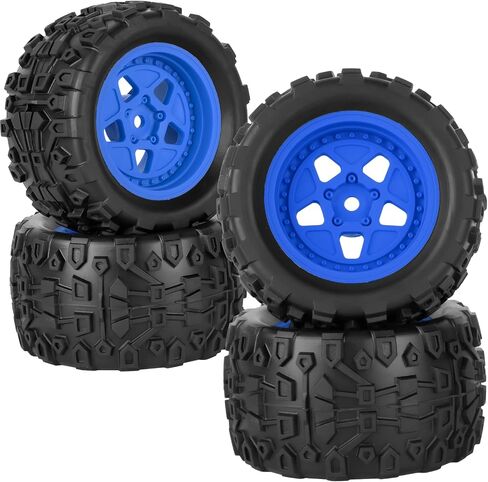RC عجلات وإطارات إطارات الشاحنات ل 1/18 Typhon Granite ، RC عجلات العربات العربات العربات العربات العربات العربات العربات العربات العربات العربات العربات والطاطس لسيارة RC 1/18 ، 4pcs ، الأسود in Saudi Arabia