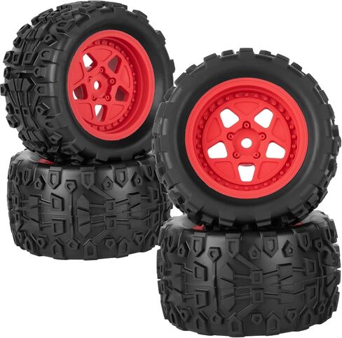 RC عجلات وإطارات إطارات الشاحنات ل 1/18 Typhon Granite ، RC عجلات العربات العربات العربات العربات العربات العربات العربات العربات العربات العربات العربات والطاطس لسيارة RC 1/18 ، 4pcs ، الأسود in Kuwait