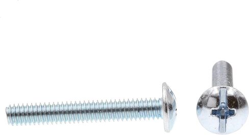 Prime-Line 9006782 Machine Screw, Truss Head, Slotted/Phillips Combo, #8-32 X 1-1/8 in, Zinc Plated Steel, Pack of 100 in Saudi Arabia
