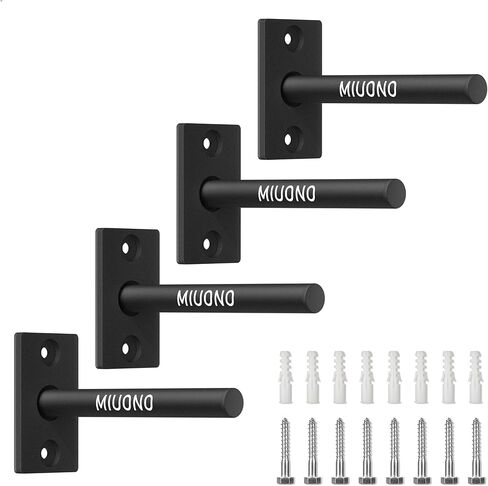 Weight Plate Holder, Wall Mounted Weight Rack Storage for 2" Olympic Weight Plate, 4 Pack Home Gym Organizer (Upgraded Larger Screws) in Kuwait