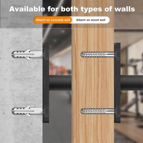 Weight Plate Holder, Wall Mounted Weight Rack Storage for 2" Olympic Weight Plate, 4 Pack Home Gym Organizer (Upgraded Larger Screws) in Kuwait