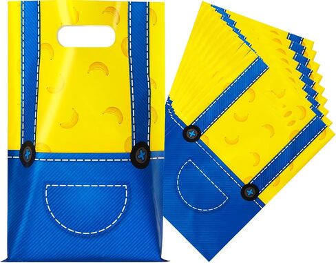 Salacool 30 مجموعة أكياس Goodie الصفراء ، حقائب الهدايا لصالح حفلة عيد الميلاد ، حقيبة الهالوين لزخارف حفلة عيد الميلاد in Kuwait