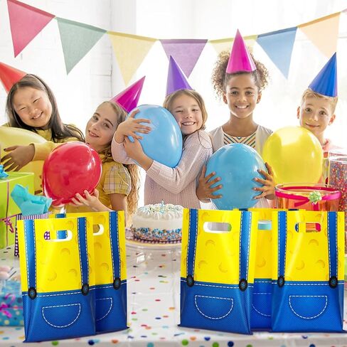 Salacool 30 مجموعة أكياس Goodie الصفراء ، حقائب الهدايا لصالح حفلة عيد الميلاد ، حقيبة الهالوين لزخارف حفلة عيد الميلاد in Kuwait