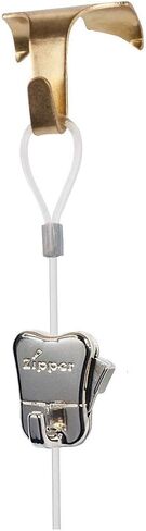 STAS Moulding Hook Gold/Brass Look + perlon Cord with Loop 150 cm (59") + Zipper in Saudi Arabia
