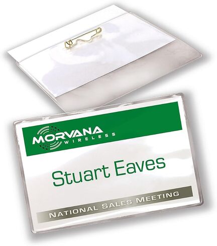 Avery 74549 Name Badge Kit ، Easy PKT ، PIN ، تحميل أعلى ، 2-1/4 بوصة x3-1/2 بوصة ، 100/bx ، نحن in Saudi Arabia