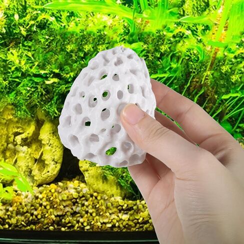 يختبئ الروبيان لنفق خزان أسماك السمك البلاستيكي من حوض السمك مع كوب الشفط ، Betta Habitat Cave Shelter Hideout للروبيان غوبي يختبئ الراحة in Kuwait