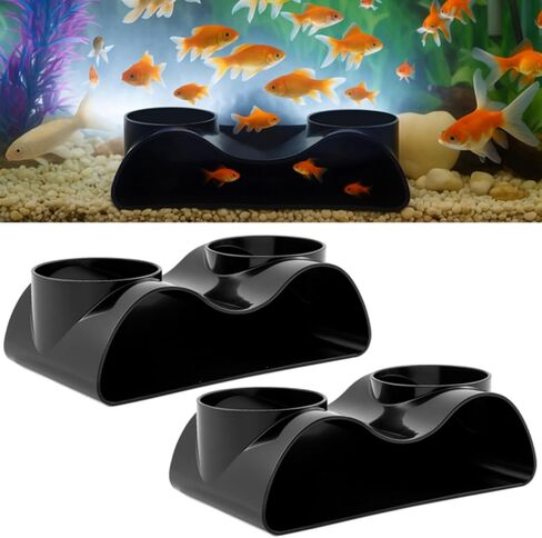 1 PCS Aquarium Underground Tunnel Cave مع منحنى طبيعي اثنين من ثقب خزان السمك ديكور ديكور لوكس ، كوريدورا السلور ، bettas ، pleco والروبيان in Kuwait