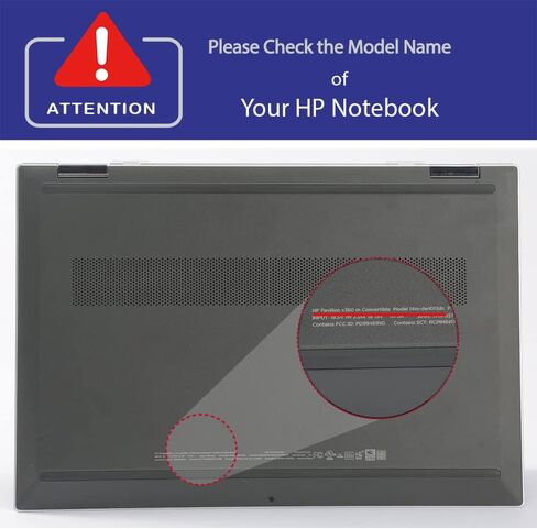 حالة McOver متوافقة مع 2021 ~ 2022 14 "HP Pavilion X360 14-DWXXXX Series 2-in-1 الكمبيوتر المحمول القابل للتحويل فقط (لا تركيب نماذج HP أخرى)-Clear in Saudi Arabia