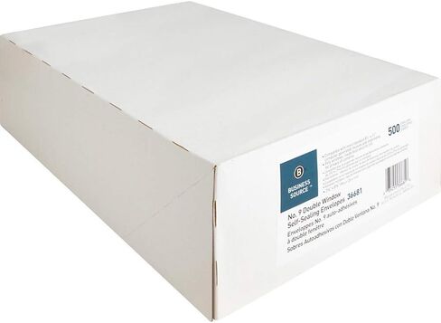 BSN36681 - مصدر العمل رقم 9 مغلفات فاتورة النافذة المزدوجة in Saudi Arabia