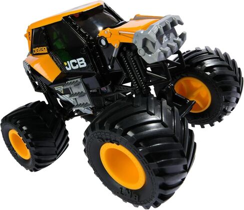 Monster Jam 1:24 Scale Die-Cast Truck-JCB Digatron-Series 25 ، شاحنة وحش واقعية مع تعليق العمل وإطارات BKT in Saudi Arabia