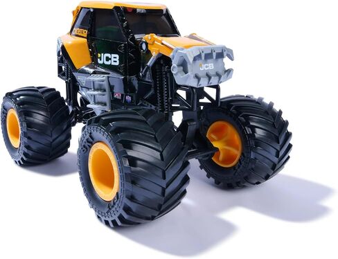 Monster Jam 1:24 Scale Die-Cast Truck-JCB Digatron-Series 25 ، شاحنة وحش واقعية مع تعليق العمل وإطارات BKT in Saudi Arabia