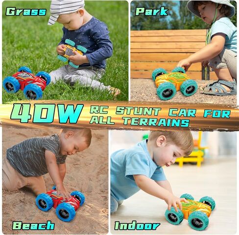 Toddlers Car Toys for 1-3, Toys Cars for Ages 2-4, Double-Sided Monster Truck Toys, Stunt Push and Go Friction Cars, 3 Year Old Boy Toys, Toy Cars for 2 3 4 5 6 Year Old Boy Christmas Birthday Gift in Saudi Arabia