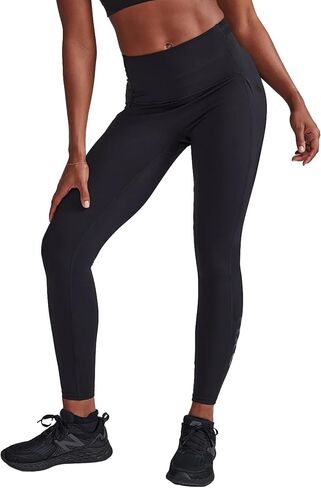 2XU Women's Form Stash Hi-Rise Compression Tight - Performance Activewear for Training, Improved Recovery - Black/Black in Kuwait
