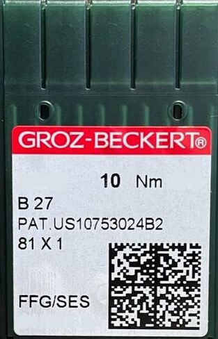 Needle It Up مع Groz -Beckert Needle B27 / 81x1 / DCX27 / DCX1 FFG 65 / 81x1 SES - FFG / SES - الحجم - 80/12 (50pk) in Saudi Arabia