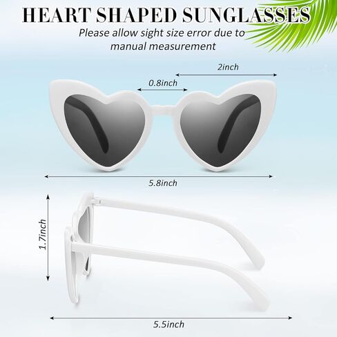 50 Pairs Heart Shaped Sunglasses Vintage Heart Sunglasses Bride Sunglasses Women's Sunglasses Retro Glasses for Wedding in Saudi Arabia