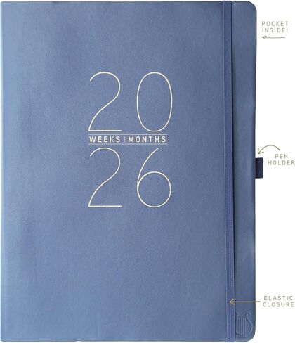 Graphique 2026 Apollo Business Planner | 18 Month Organizer, July 2025 - Dec. 2026 | Weekly & Monthly Spreads | To-Do List & Note Pages | Pen Loop | Vegan Leather | Sage Peanuts Typewriter | 6" x 8" in Kuwait
