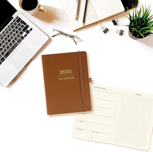 Graphique 2026 Apollo Business Planner | 18 Month Organizer, July 2025 - Dec. 2026 | Weekly & Monthly Spreads | To-Do List & Note Pages | Pen Loop | Vegan Leather | Sage Peanuts Typewriter | 6" x 8" in Kuwait