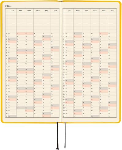 Hobonichi Techo 2026 Weeks Mega - Colors: Cosmo Blue (English ، Tall & Slim ، start) in Saudi Arabia