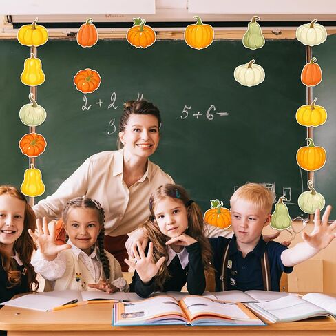 45 PCS Cumpkin Cutouts for Bulletin Board Decoration ، Autumn Pumpkins Cutouts Cumptin Cut Out in Saudi Arabia