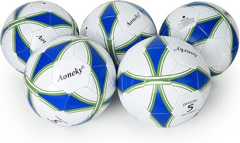 Aoneky Size 5 Traditional Soccer Ball - Ball Ships Deflated - Pump not Included in Saudi Arabia