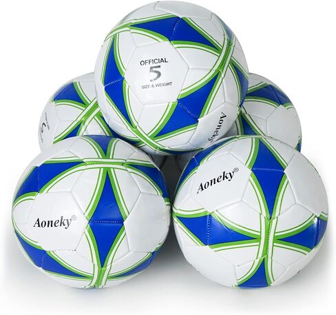 Aoneky Size 5 Traditional Soccer Ball - Ball Ships Deflated - Pump not Included in Saudi Arabia