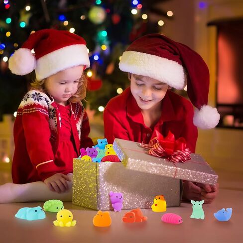 100 Pcs Party Favors & Squishy Toys Bulk for Kids 4-12, Fidget Toys Sensory Stress Relief Toys for Classroom Prizes, Christmas Stocking Stuffers, Birthday Goodie Bags & Teacher Supplies in Saudi Arabia