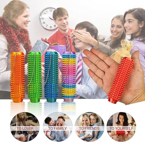 Button Click, Spinners, Pain Stim Fidget Toy, 3-in-1 Design of Little Ouchies Fidget, Mini Fidget Toy for Adults, Spiky Grippie Stim Keychain for Anxiety Relief in Saudi Arabia