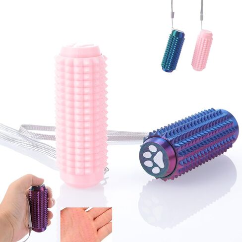 2PCS Pain Stim Fidget - Little Ouchies Fidget Toys Adults,Spiky Sensory Toys with Cute Shapes, Keyboard Clicker Fidget,Anxiety Stress Relief Keychain(Purple/Red Gold Purple) in Saudi Arabia
