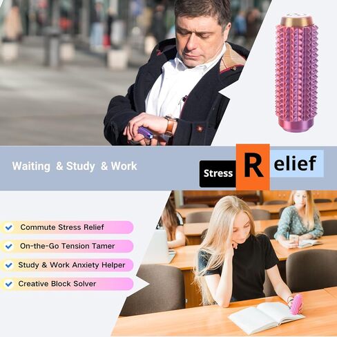 2PCS Pain Stim Fidget - Little Ouchies Fidget Toys Adults,Spiky Sensory Toys with Cute Shapes, Keyboard Clicker Fidget,Anxiety Stress Relief Keychain(Purple/Red Gold Purple) in Saudi Arabia