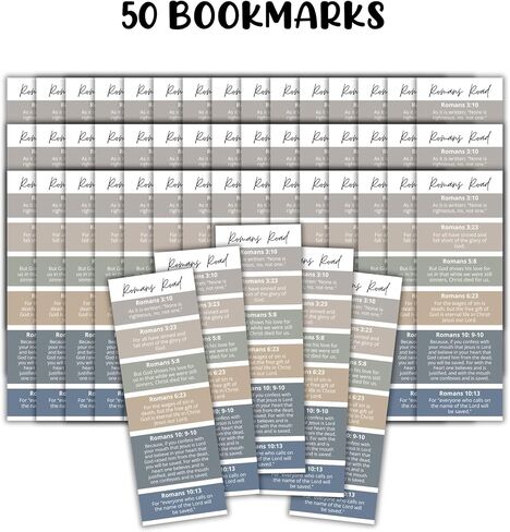 رومان رود رود الكتاب المقدس آية إشارة مرجعية 50pk 2x6 "الحد الأدنى الحديث كيف يتم إنقاذ فتاة المعمودية هدية معسكر الشباب الحاضر in Saudi Arabia