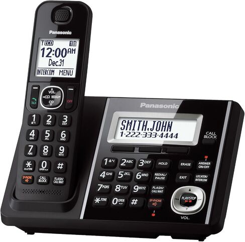 Panasonic KXTGF340B Dect 1-Handset Landline Telephone (Renewed) in Saudi Arabia