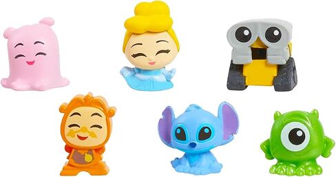 مجموعة أعمى ديزني الأكياس الأكياس - حزمة مع 3 Squish'alots Mini Tigures Series 1 للأطفال ، والبالغين بالإضافة إلى الملصقات | عازل ديزني Squish'alots شخصيات صغيرة in Saudi Arabia