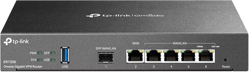 TP-Link ER707-M2 | Omada Multi-Gigabit VPN Router | Dual 2.5Gig WAN Ports | High Network Capacity | SPI Firewall | Omada SDN Integrated | Load Balance | Lightning Protection in Saudi Arabia