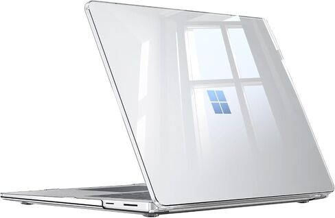 Fintie Case لـ 15 بوصة Microsoft Surface Laptop 7 (2024 إطلاق) الطراز: 2037 - Slip Snap على غطاء القشرة الصلبة (بلوستال أسود) in Kuwait