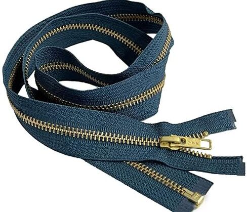 #5 نحاس YKK سترة الوزن متوسطة الوزن فصل السوستة - اختر طولك - اللون: Teal Blue #840 - مصنوع في الولايات المتحدة (1 سستة لكل عبوة) (النحاس - 22 "بوصة) in Saudi Arabia