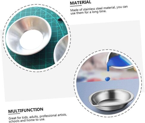 15Pcs Color Mixing Tray for Home and Art Use Non Leaking Paint Palette for Watercolor and Craft Projects for Artists and Students in Saudi Arabia