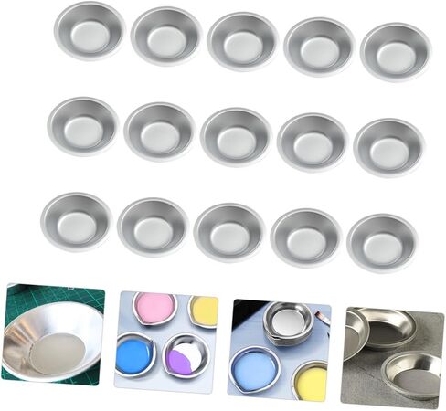 15Pcs Color Mixing Tray for Home and Art Use Non Leaking Paint Palette for Watercolor and Craft Projects for Artists and Students in Saudi Arabia