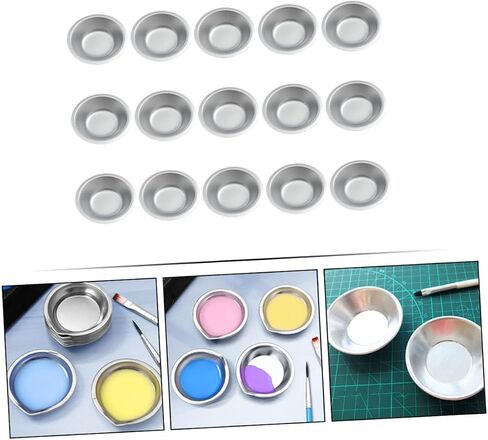 15Pcs Color Mixing Tray for Home and Art Use Non Leaking Paint Palette for Watercolor and Craft Projects for Artists and Students in Saudi Arabia
