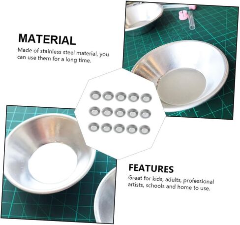 15Pcs Color Mixing Tray for Home and Art Use Non Leaking Paint Palette for Watercolor and Craft Projects for Artists and Students in Saudi Arabia
