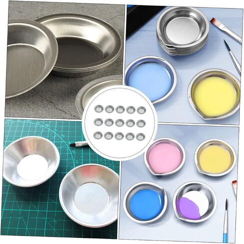15Pcs Color Mixing Tray for Home and Art Use Non Leaking Paint Palette for Watercolor and Craft Projects for Artists and Students in Saudi Arabia