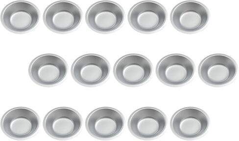 Uonlytech Stainless Steel Painting Palette Tray for Artists – 15PCS Sturdy Mixing Tray Corrosion-Resistant Metal Paint Mixer for Home and School Use in Saudi Arabia