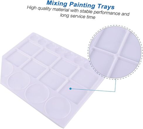 Gatuida Watercolor Pigment Trays Square Artboard Painting Trays for Boys and Girls Artists in Saudi Arabia