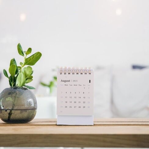 Nuobesty Mini Desk Calendar 2026 Monthly Planner Portable Standing Flip Small Table Talendar for Home Office Decor in Saudi Arabia