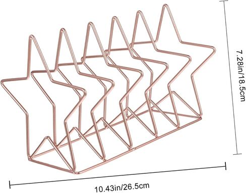 Gatuida Shaped Book Rack Rose Gold Desk Organizer Modern Iron Art Display Easel for Home Office Stylish Bookend and Magazine Holder in Saudi Arabia