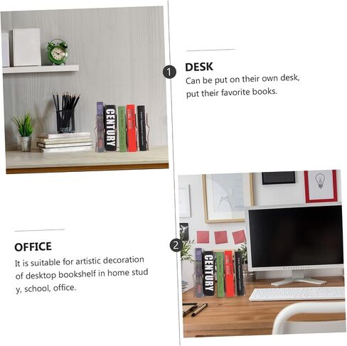 Gatuida Shaped Book Rack Rose Gold Desk Organizer Modern Iron Art Display Easel for Home Office Stylish Bookend and Magazine Holder in Saudi Arabia