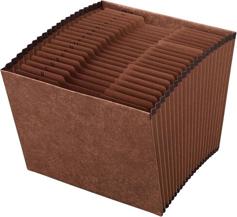 Pendaflex Expanding Alphabetic File, 21 Pockets, Letter Size, Redrope, 1 Each (PFXR-17A-OX) in Saudi Arabia