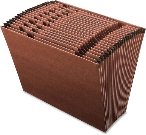 Pendaflex Expanding Alphabetic File, 21 Pockets, Letter Size, Redrope, 1 Each (PFXR-17A-OX) in Saudi Arabia