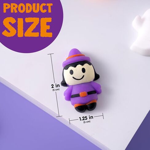 Joyin 100 PCS Halloween Mochi Squishy Toys for Kids Gift ، Halloween Kawaii Sensory Truff Toys for Halloween Party Favors Decor in Kuwait