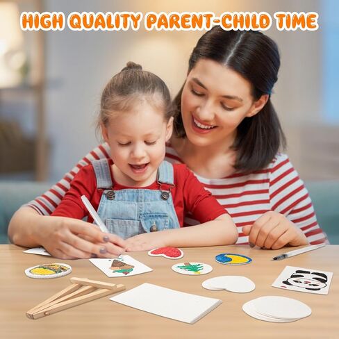 36 PCS Magic Foam Plane Painture Kit Purfy Paint with Water Brush 3D Drawing Paper for Kids Drawing Magic Canvas Sponge for Painting Art Fruced DIY Draw Draw Pens Art Supplies in Kuwait