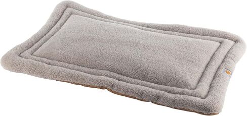 Carhartt Durable Firm Duck Sherpa Top Dog Napper Pad, Washable Duck Canvas Pads for Dogs, Sherpa Top Napper Pad (Carhartt Brown), Medium in Saudi Arabia
